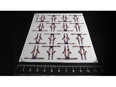 Sikorsky Uh-60 - Seat Belts For Cabin Seats (For Academy, Kitty Hawk Models And Zimi Model Kits) - zdjęcie 1