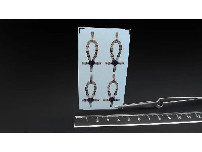 Sikorsky Uh-60 - Seat Belts For Pilot Seats (For Academy, Italeri And Kitty Hawk Models Model Kits) - zdjęcie 1
