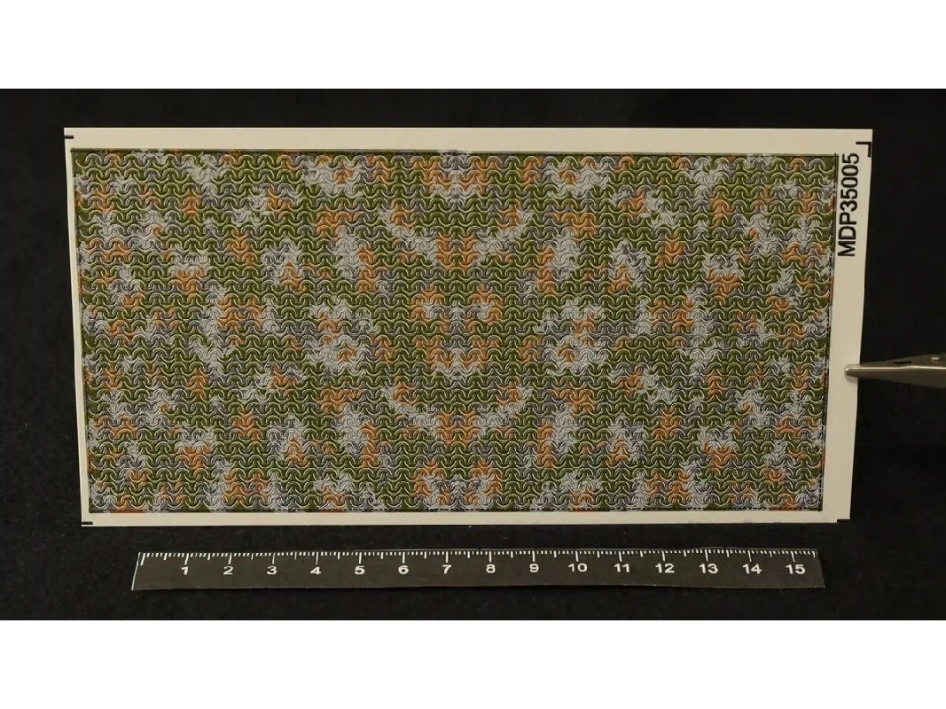 Universal Modern Camouflage Net (Barracuda-type) Summer - Flexible 3d - zdjęcie 1