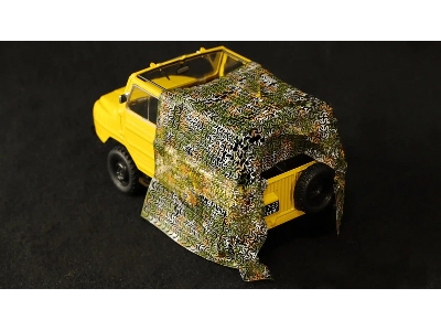 Universal Modern Camouflage Net (Barracuda-type) Summer - Flexible 3d - zdjęcie 3