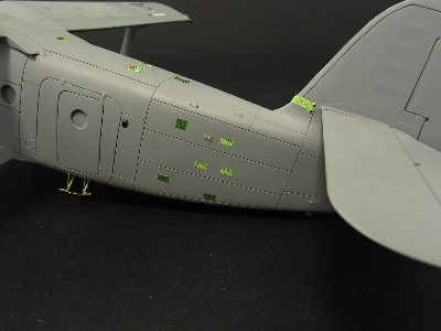 Antonov An-2 / An-3 - Exterior Pe With 3d-printed Surface Detail Decals And Resin Parts - zdjęcie 15