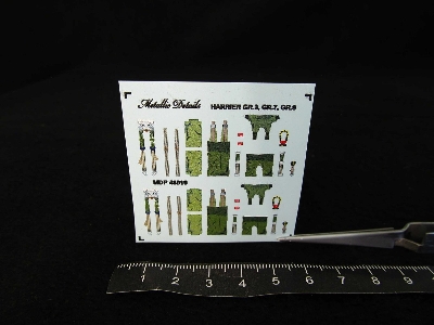 Bae Harrier Gr.3 / Gr.7 And Gr.9 - Seat Belts 3d-printed (For Hasegawa And Kinetic Model Kits) - zdjęcie 2