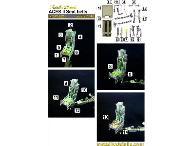 Aces Ii Seat Belts (3d-printed) - zdjęcie 5