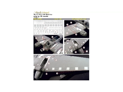 Heinkel He-111 H-3 / H-6 - Small Hatches (For Icm Kits) - zdjęcie 1