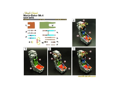 Martin-baker Mk.4 Seat Belts - zdjęcie 6