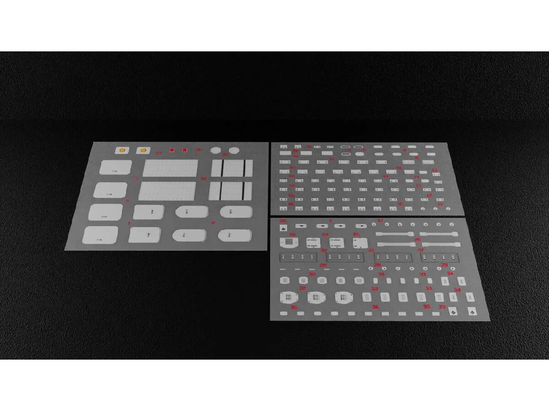 Ilyushin Il-18, Il-20 And Il-38 - Hatches And Exterior Panels (Amodel) - zdjęcie 1