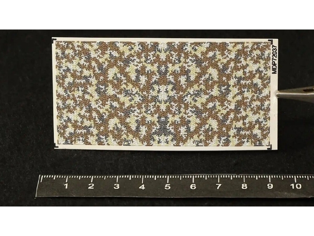 Universal Modern Camouflage Net (Barracuda-type) Autumn - Flexible 3d Decal - zdjęcie 1