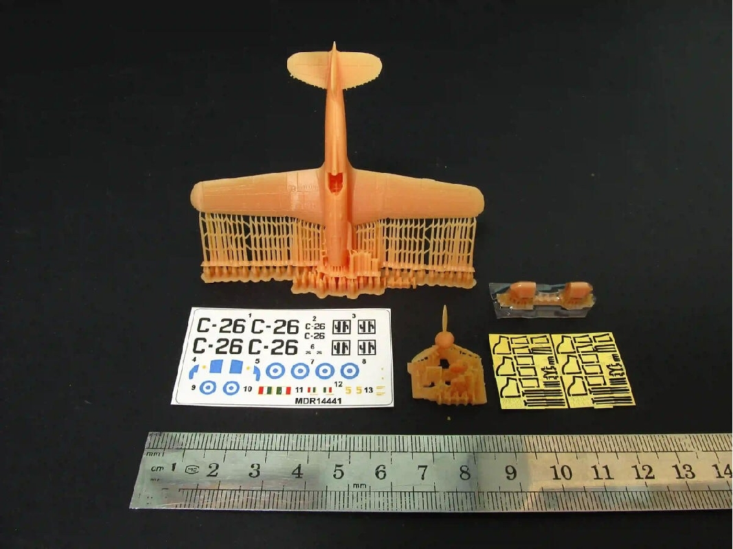 Fiat G.55 With Etched Parts And Decals (3d-printed) - zdjęcie 1