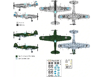 Fiat G.55 With Etched Parts And Decals (3d-printed) - zdjęcie 6
