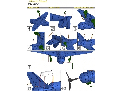 Bloch Mb.152 C.1 With Etched Parts And Decals (3d-printed) - zdjęcie 8