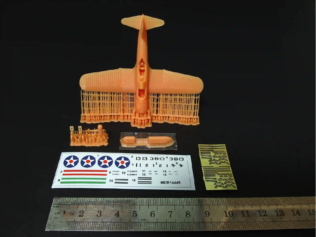 Vought Sb2u-1 Vindicator With Etched Parts And Decals (3d-printed) - zdjęcie 1