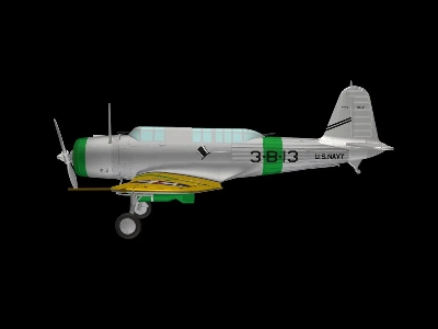 Vought Sb2u-1 Vindicator With Etched Parts And Decals (3d-printed) - zdjęcie 2