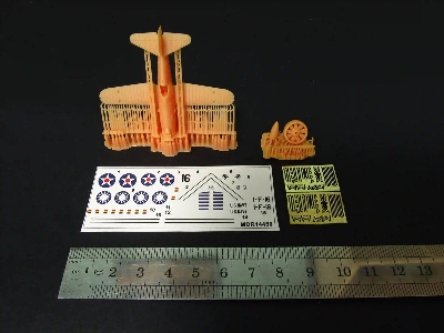 Curtiss F11c-2 Goshawk With Etched Parts And Decals (3d-printed) - zdjęcie 1