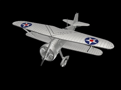 Curtiss F11c-2 Goshawk With Etched Parts And Decals (3d-printed) - zdjęcie 4