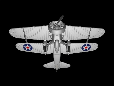 Curtiss F11c-2 Goshawk With Etched Parts And Decals (3d-printed) - zdjęcie 8