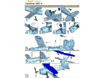 Curtiss Sbc-4 Helldiver With Etched Parts And Decals (3d-printed) - zdjęcie 8