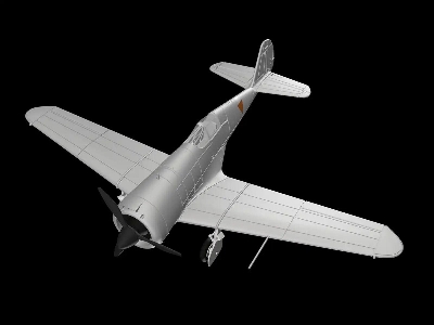 Curtiss-wright Cw-21 (3d-printed) With Pe Parts And Decals - zdjęcie 3