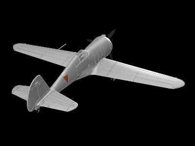 Curtiss-wright Cw-21 (3d-printed) With Pe Parts And Decals - zdjęcie 4