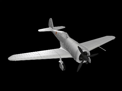 Curtiss-wright Cw-21 (3d-printed) With Pe Parts And Decals - zdjęcie 5