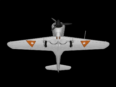 Curtiss-wright Cw-21 (3d-printed) With Pe Parts And Decals - zdjęcie 7