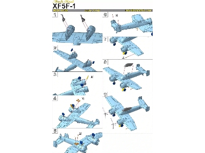 Grumman Xf5f-1 Skyrocket (3d-printed) With Pe Parts And Decals - zdjęcie 7