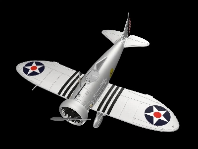 Boeing P-26 Peashooter With Etched Parts And Decals (3d-printed) - zdjęcie 3
