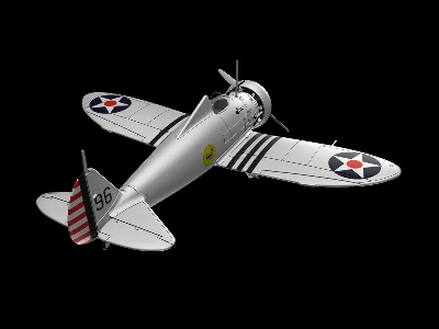 Boeing P-26 Peashooter With Etched Parts And Decals (3d-printed) - zdjęcie 4