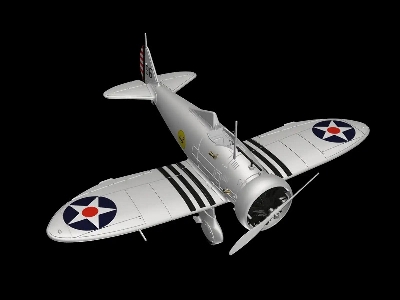 Boeing P-26 Peashooter With Etched Parts And Decals (3d-printed) - zdjęcie 5
