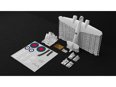 Bristol Blenheim - 3d-printed Model With Decals And Pe-parts - zdjęcie 2