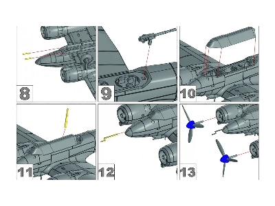 Potez 631 - 3d-printed Model With Decals And Pe-parts - zdjęcie 10