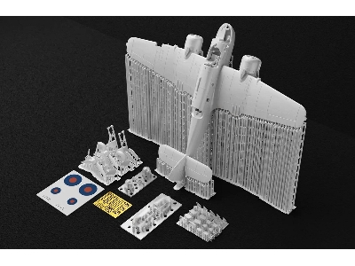 Bristol Beaufort Mk.I - 3d-printed Model With Decals And Pe-parts - zdjęcie 5