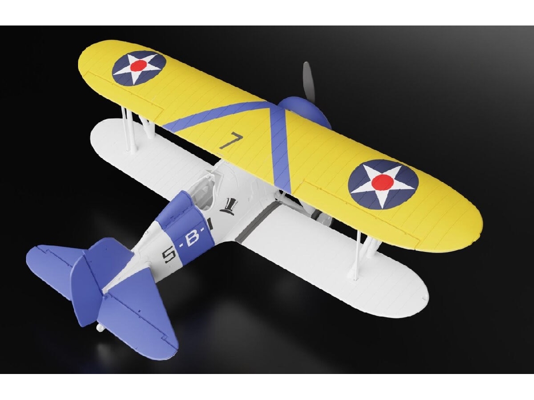Boeing F4b-4 - 3d-printed Model With Decals And Pe-parts - zdjęcie 1