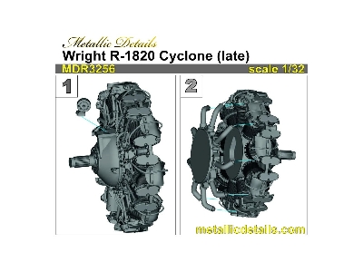Wright Cyclone R-1820 Late Version (3d-printed) - zdjęcie 1