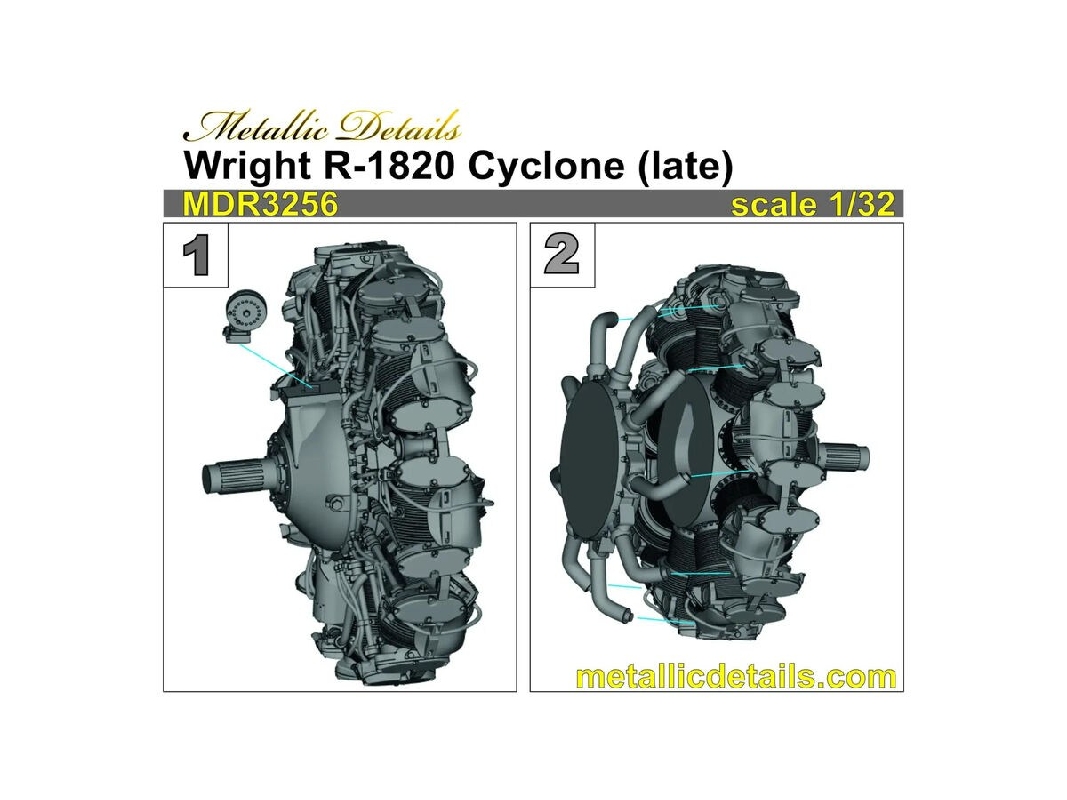 Wright Cyclone R-1820 Late Version (3d-printed) - zdjęcie 1