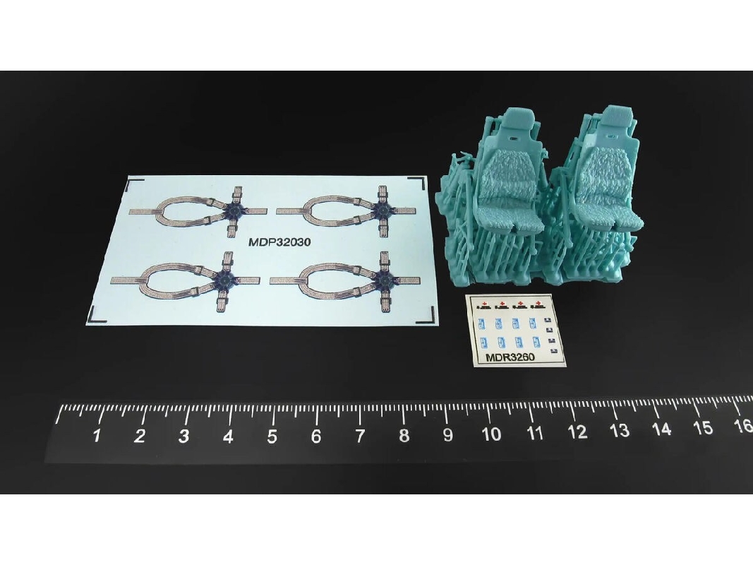 Sikorsky Uh-60 / Sh-60 And Mh-60 Late - 3d-printed Pilot Seats (For Academy, Kitty Hawk Models And Zimi Model Kits) - zdjęcie 1