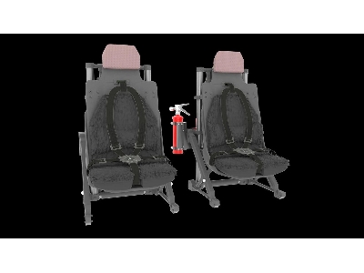 Sikorsky Uh-60 / Sh-60 And Mh-60 Late - 3d-printed Pilot Seats (For Academy, Kitty Hawk Models And Zimi Model Kits) - zdjęcie 5