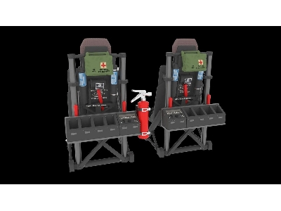 Sikorsky Uh-60 / Sh-60 And Mh-60 Late - 3d-printed Pilot Seats (For Academy, Kitty Hawk Models And Zimi Model Kits) - zdjęcie 7