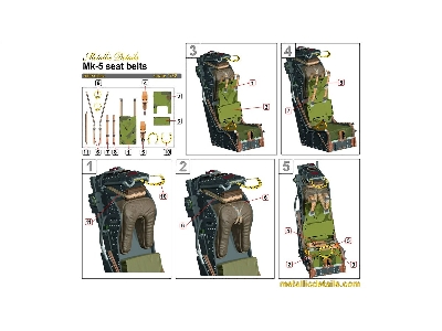 Martin-baker Mk.5 Ejection Seats (2 Pcs / 3d-printed) - zdjęcie 6