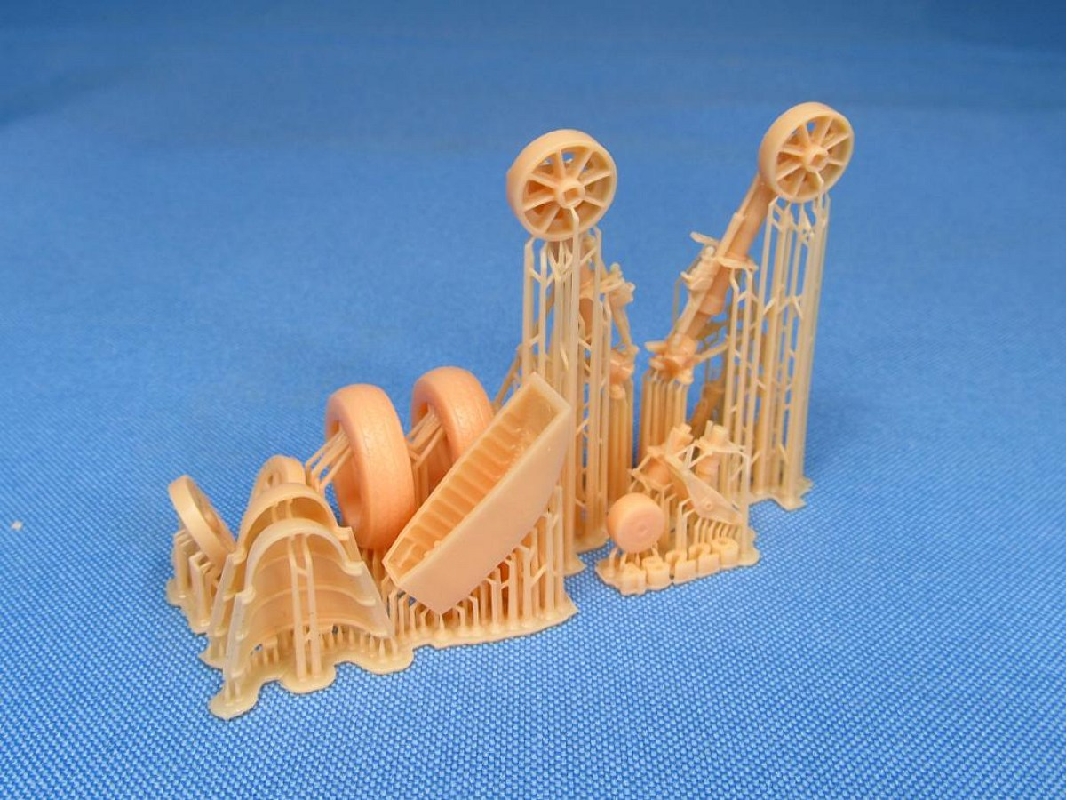 Douglas A-1 Skyraider - Landing Gears 3d-printed (For Tamiya Kits) - zdjęcie 1