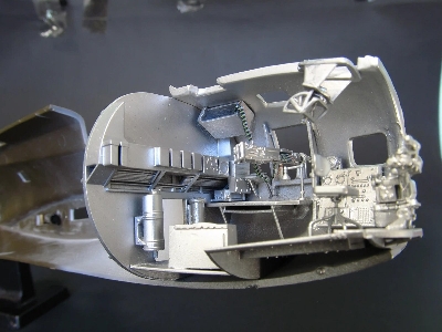 Boeing B-17 F Flying Fortress - Bombardier Cockpit Interior Set (3d-printed / For Monogram Kits) - zdjęcie 5