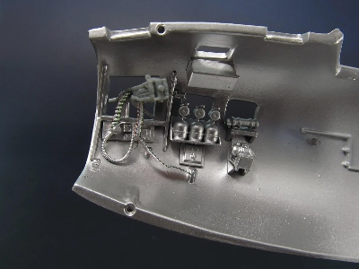 Boeing B-17 F Flying Fortress - Bombardier Cockpit Interior Set (3d-printed / For Monogram Kits) - zdjęcie 8