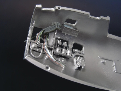 Boeing B-17 F Flying Fortress - Bombardier Cockpit Interior Set (3d-printed / For Monogram Kits) - zdjęcie 10