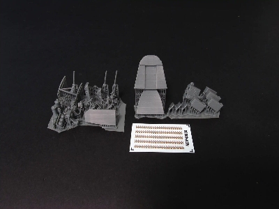 Boeing B-17 F Flying Fortress - Bombardier Cockpit Interior Set (3d-printed / For Hong Kong Models Kits) - zdjęcie 1