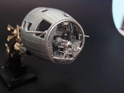 Boeing B-17 F Flying Fortress - Bombardier Cockpit Interior Set (3d-printed / For Hong Kong Models Kits) - zdjęcie 6