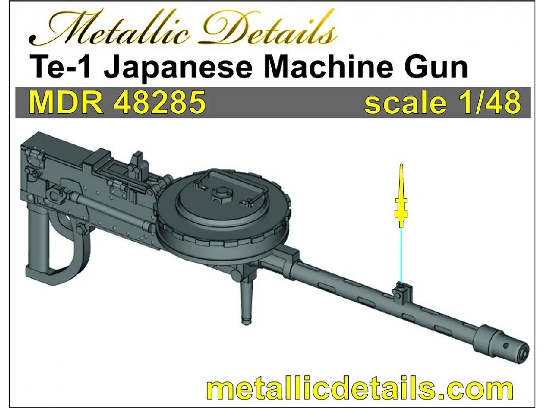 Te-1 Japanese Machine Gun (3d-printed) - zdjęcie 1