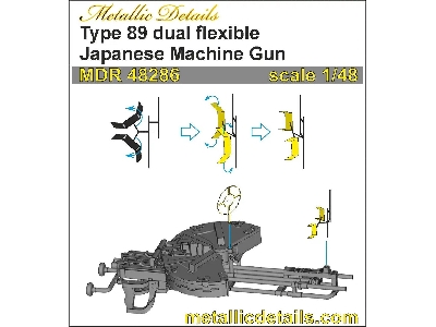 Type 89 Dual Flexible Japanese Machine Gun - zdjęcie 8