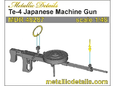 Te-4 Japanese Machine Gun - zdjęcie 7