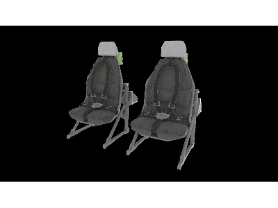 Sikorsky Uh-60 / Sh-60 And Mh-60 Early - Pilot Seats (2 Pcs / 3d-printed) - zdjęcie 3