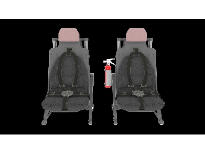 Sikorsky Uh-60 / Sh-60 And Mh-60 Late - Pilot Seats (3d-printed) - zdjęcie 3