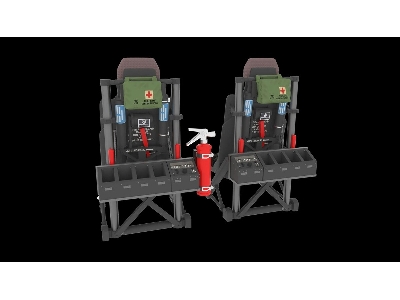 Sikorsky Uh-60 / Sh-60 And Mh-60 Late - Pilot Seats (3d-printed) - zdjęcie 6